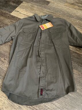 Wrangler grey Button-Up Shirt